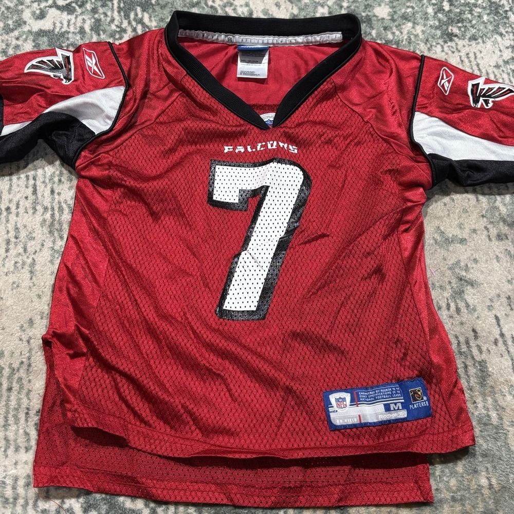 Vintage Reebok NFL Atlanta Falcons Michael Vick #7 Red Jersey Toddler Medium 5-6